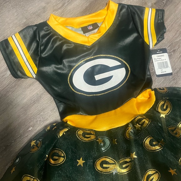 NFL Other - Kids Green Bay Packers Dress - Green and Yellow